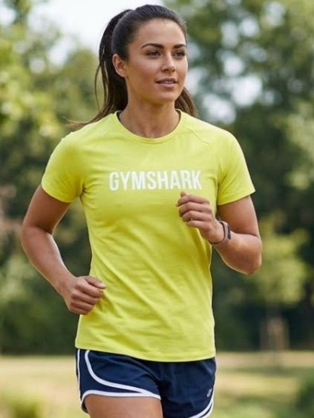 Gymshark Workout Neon Yellow Short Sleeve Logo Tee Unisex